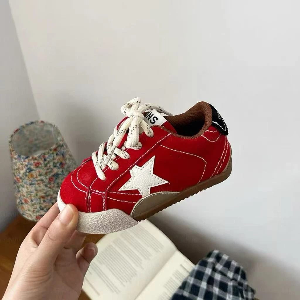 星星儿童板鞋2025春秋女童运动鞋男童包头中小童幼儿园宝宝童鞋潮