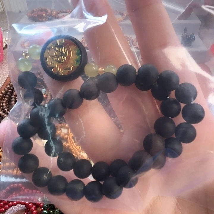 手串白玉菩提黑色