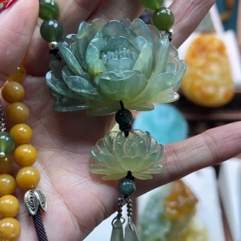 岫玉挂件未镶嵌挂件