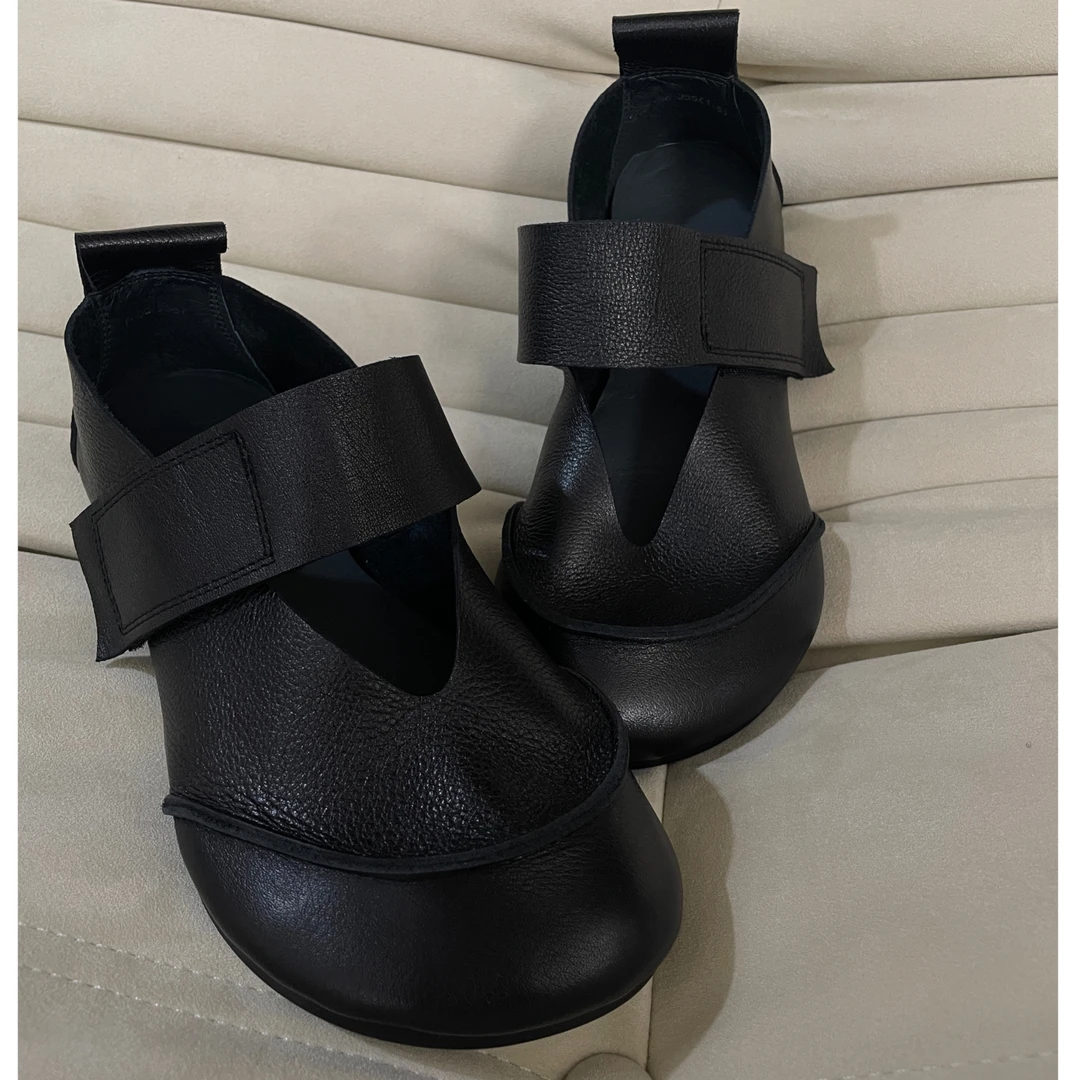 Uninhabitable 超级无敌舒服！平底鞋！圆头单鞋子软底女鞋小皮鞋