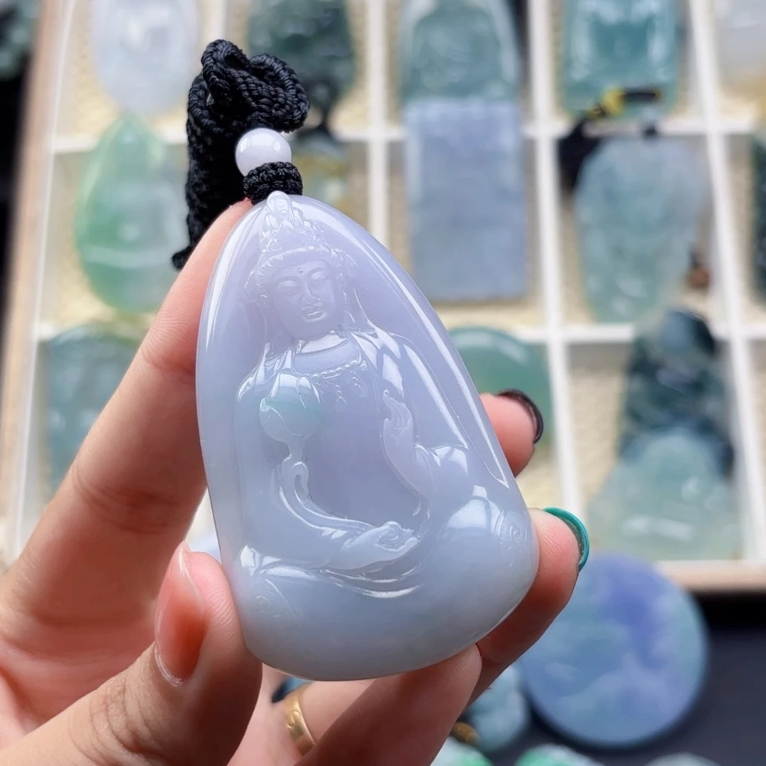 零***发颈饰未镶嵌翡翠素衣