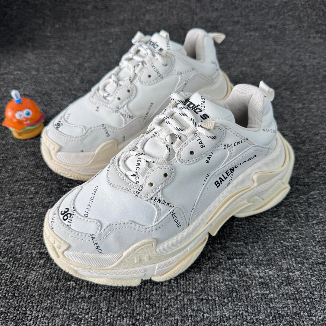 95新 Balenciaga/巴黎世家 Triples弹幕老爹鞋 36 HB045