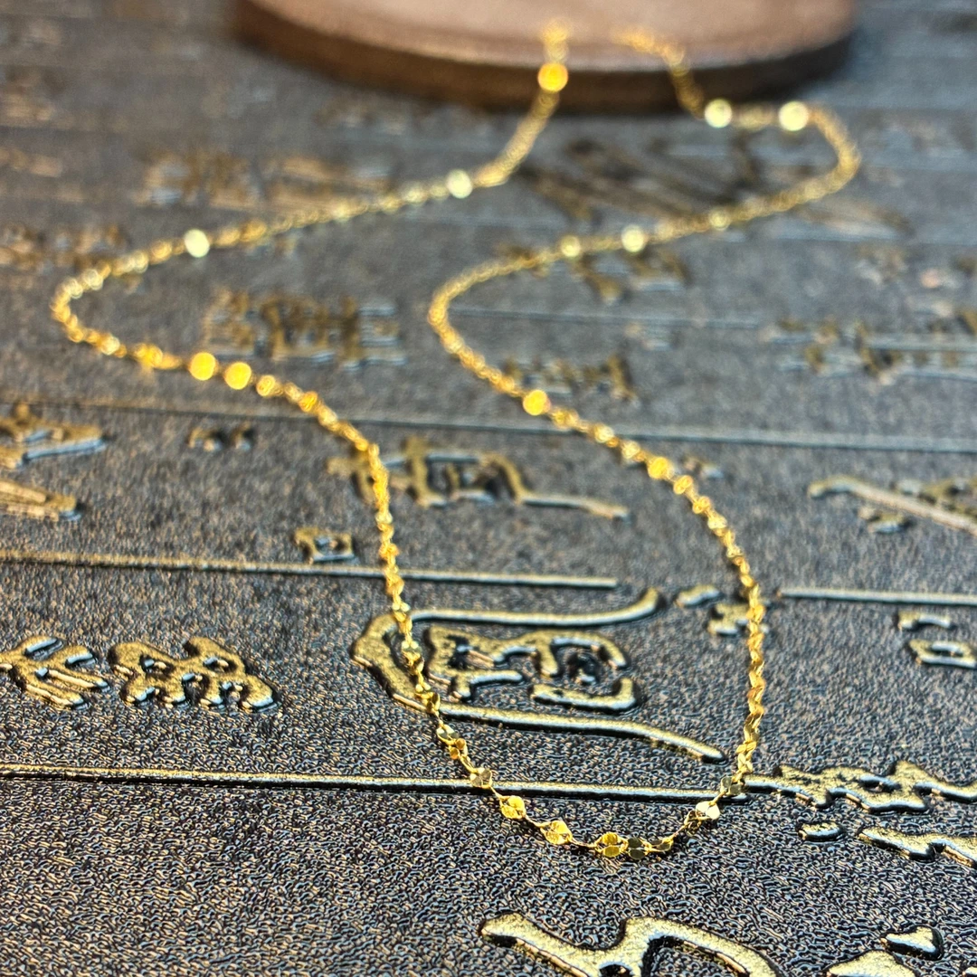 18k项链【小北质检】ZJH90Z25多样性发一