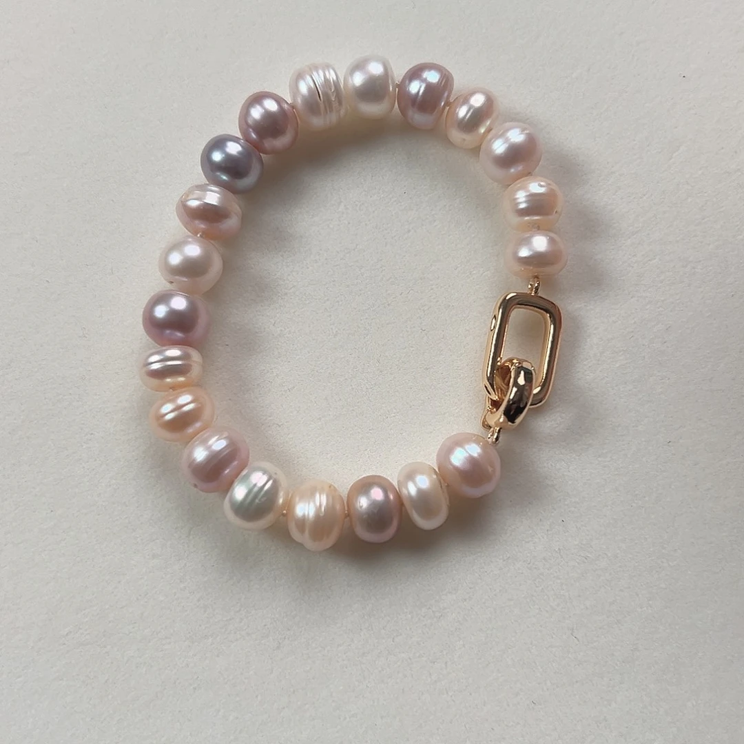 淡水珍珠合金手绳