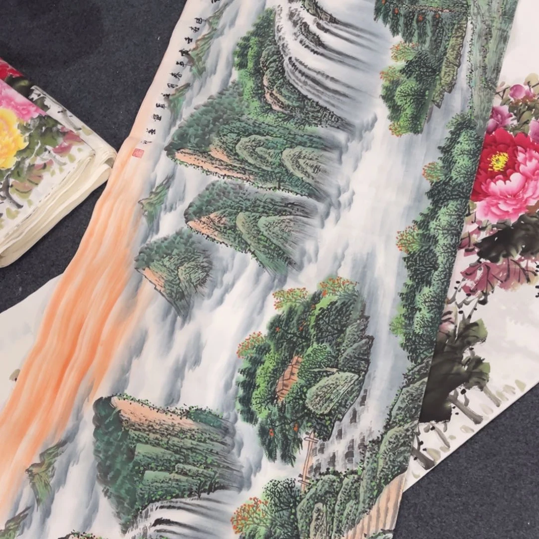 国画处理作品看好再拍哦