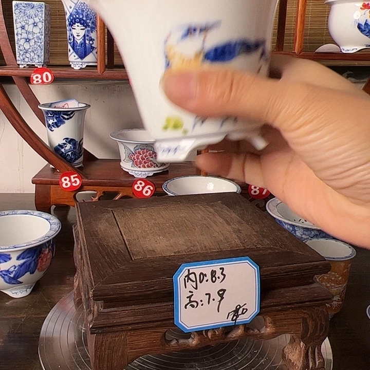 墨奈手绘陶瓷花盆