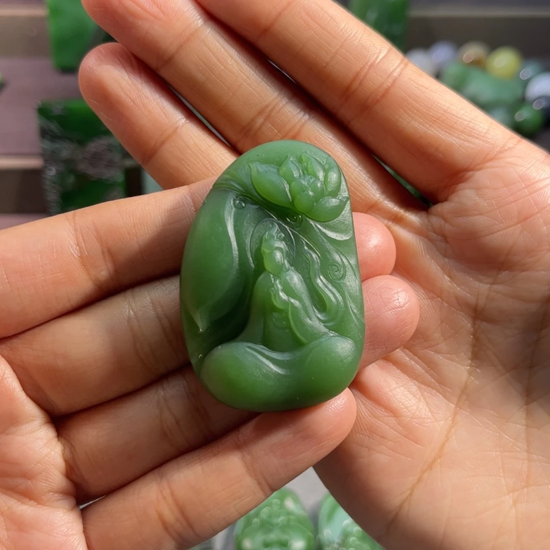 和田玉颈饰未镶嵌灬*定制