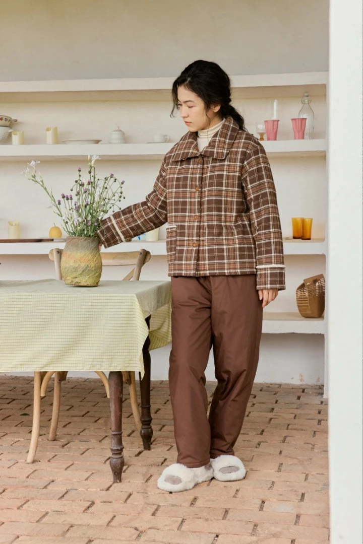 朵朵可可25年棉服内里绒绒女士家居套装252cz102