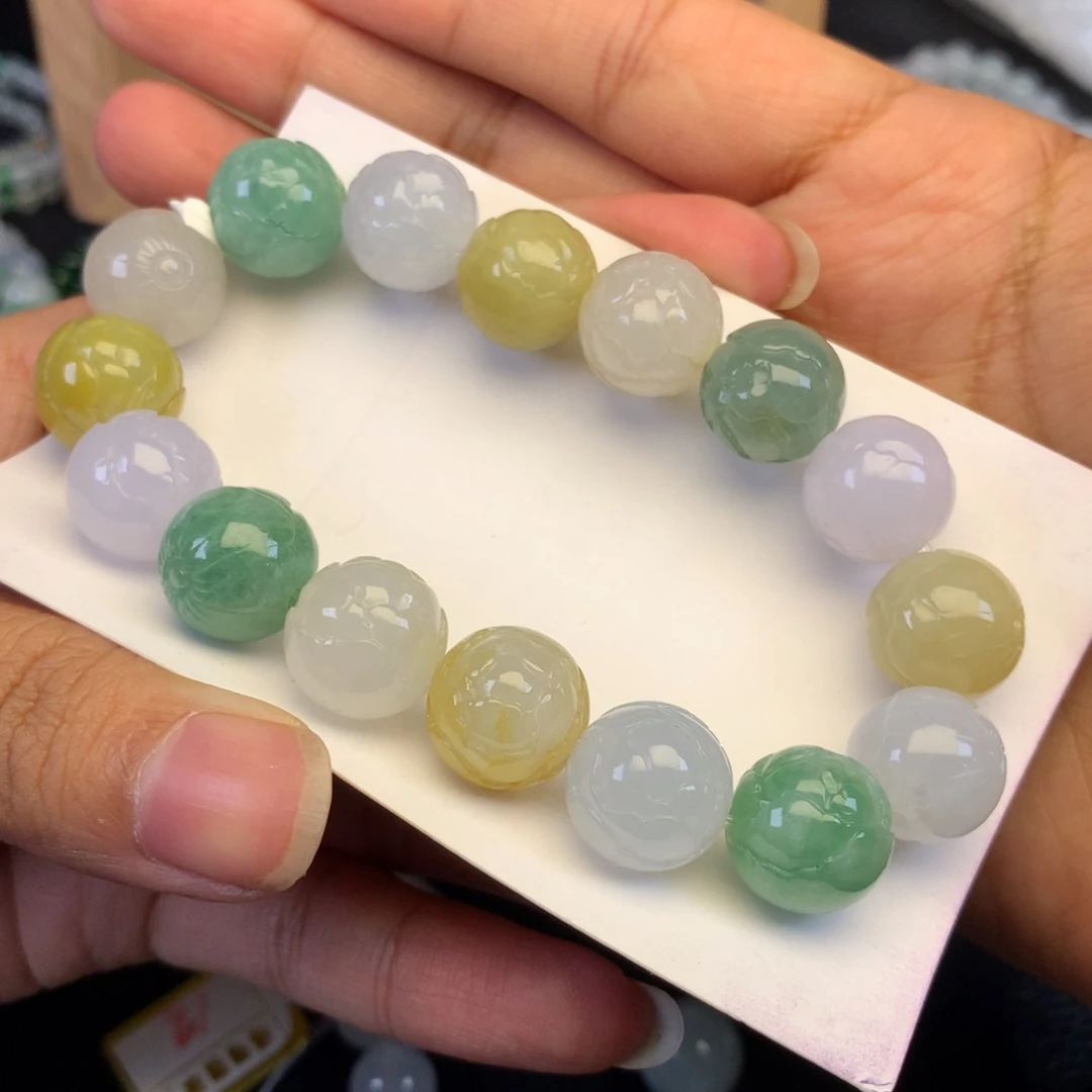 翡翠未镶嵌颈饰天然缅甸翡翠A货