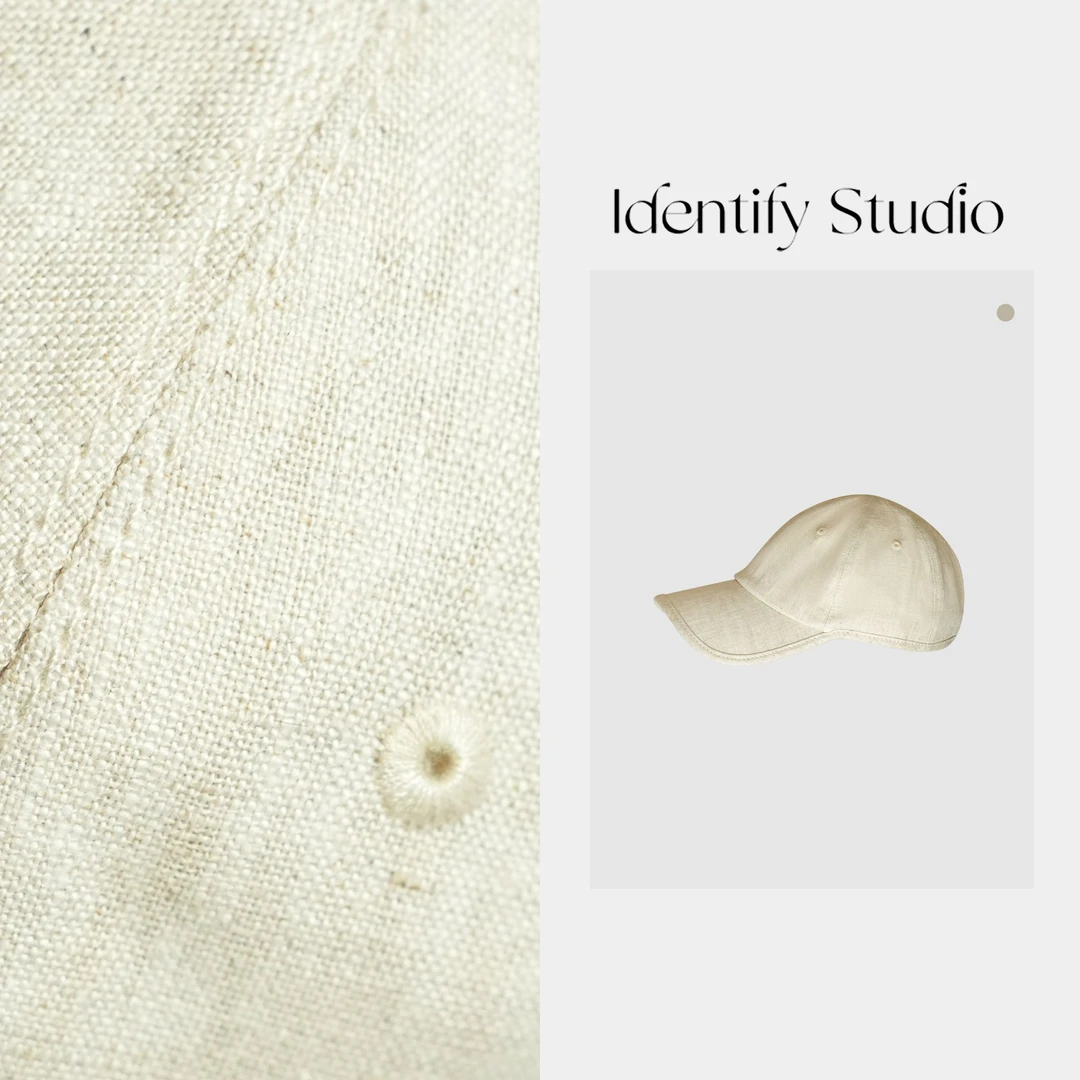 IDENTIFY"思己"新款复古软顶时尚百搭遮阳鸭舌帽25SS