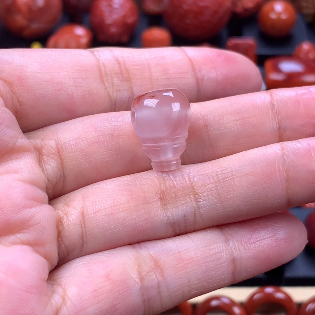 未镶嵌冰飘三通10mm➕南红玛瑙