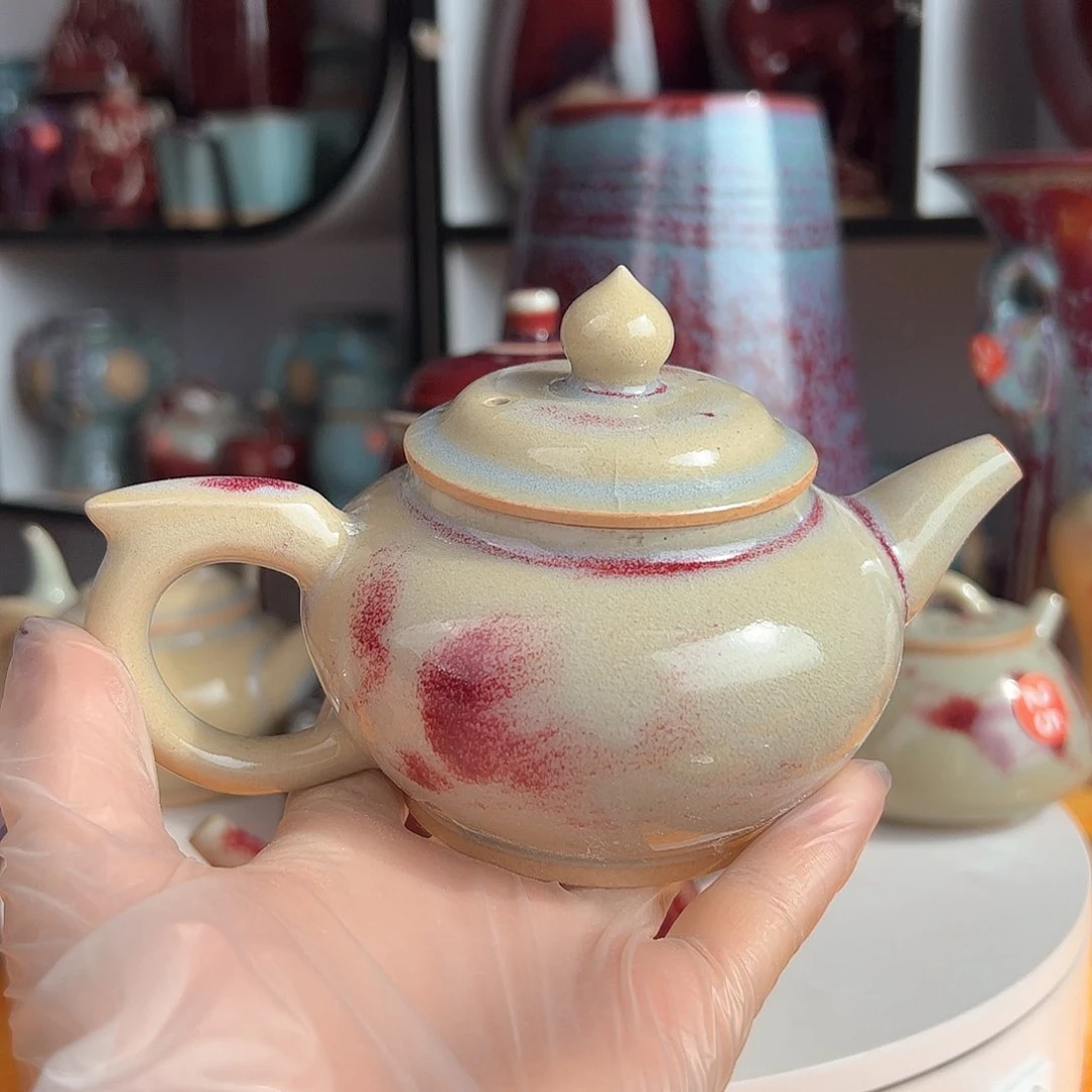 摆件百*乐郑家钧窑摆件