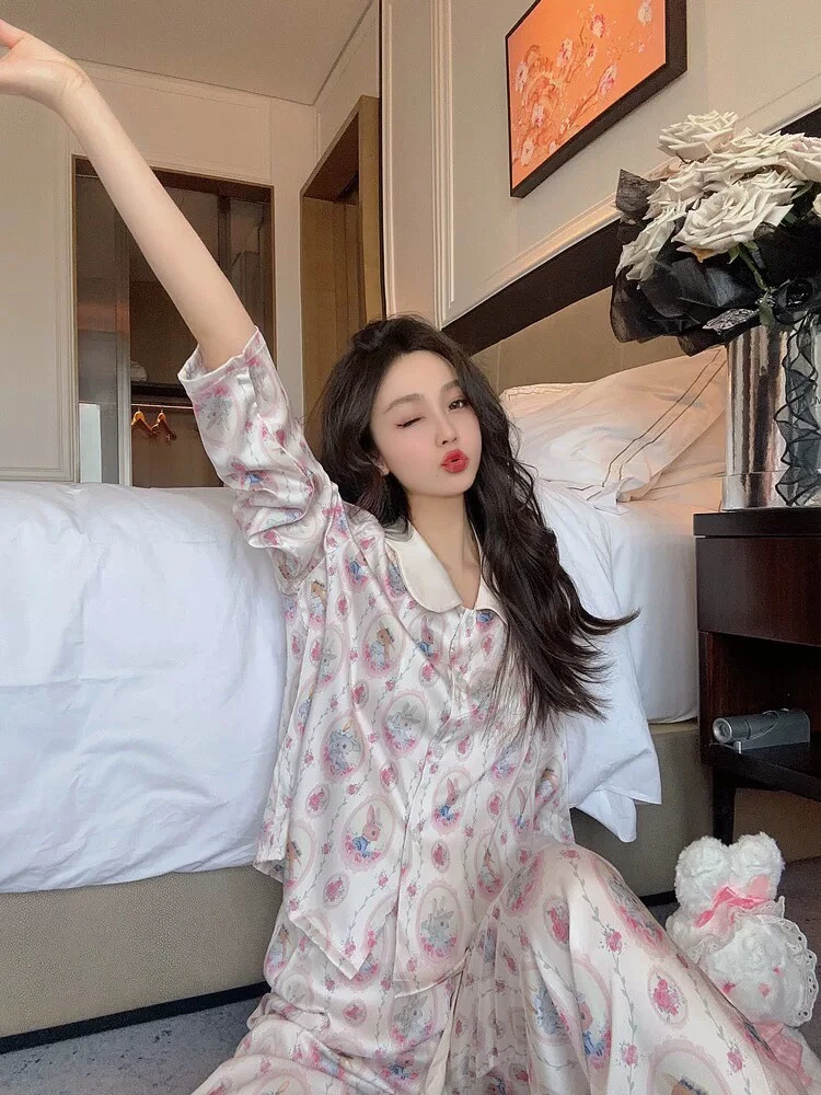 【刘噗噗】兔子日系家居睡衣！