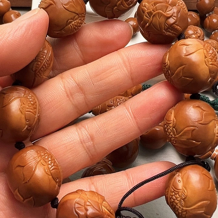 手串/手链橄榄核莲花鱼