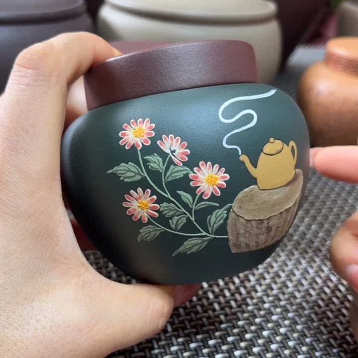 紫砂茶叶罐中高端紫砂茶叶罐