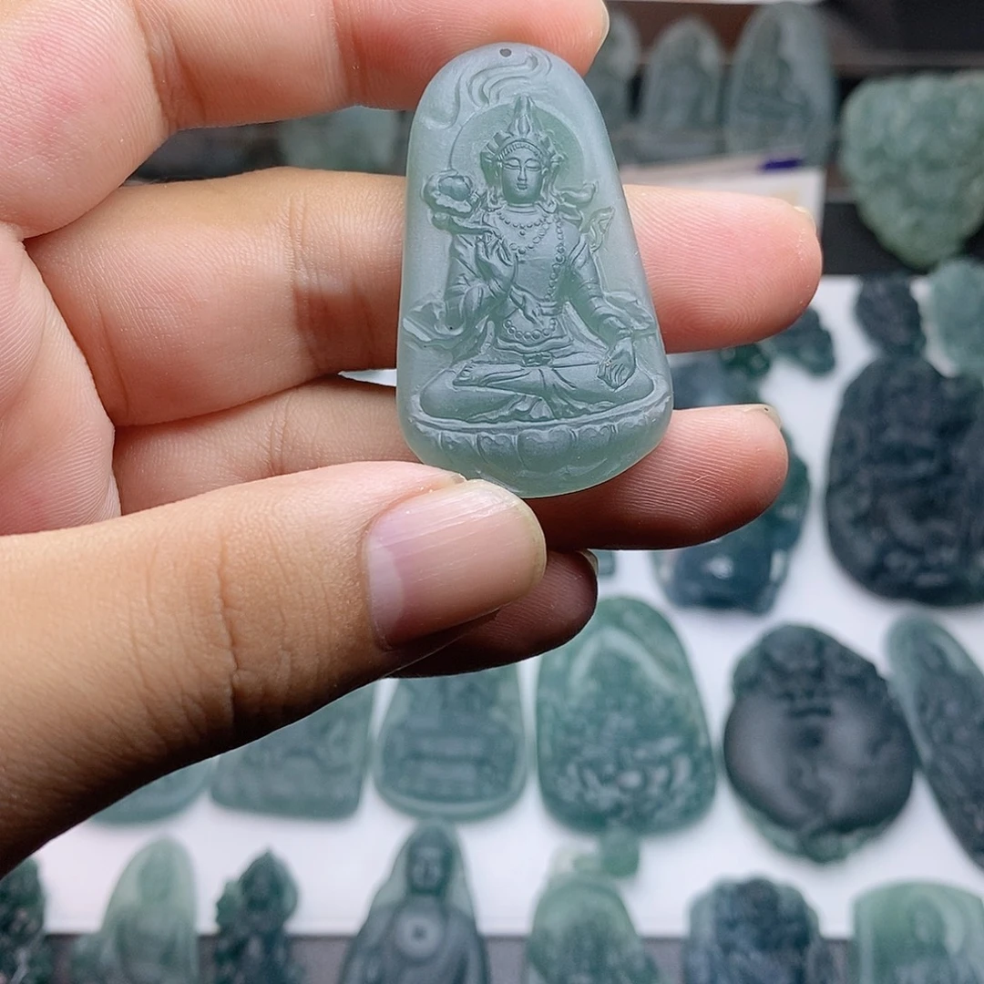 定制翡翠未镶嵌度母