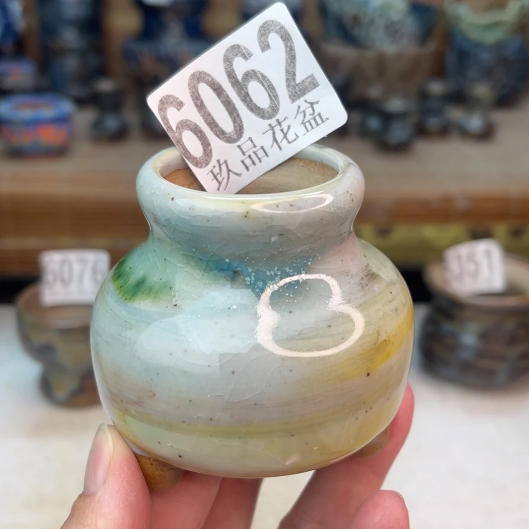 手工花盆默认瑕疵完美者勿拍