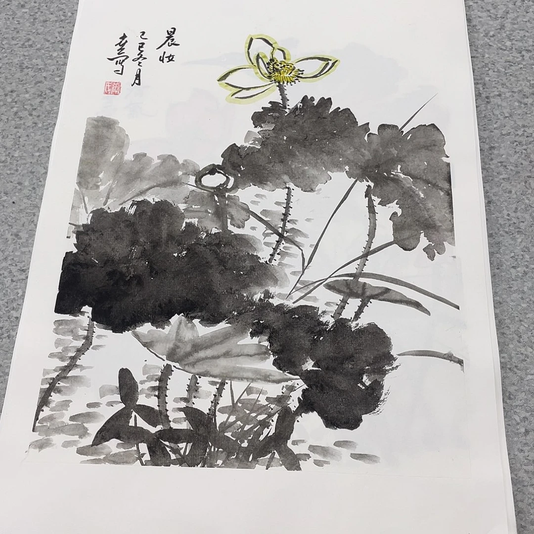 国画1.4平尺国画作品