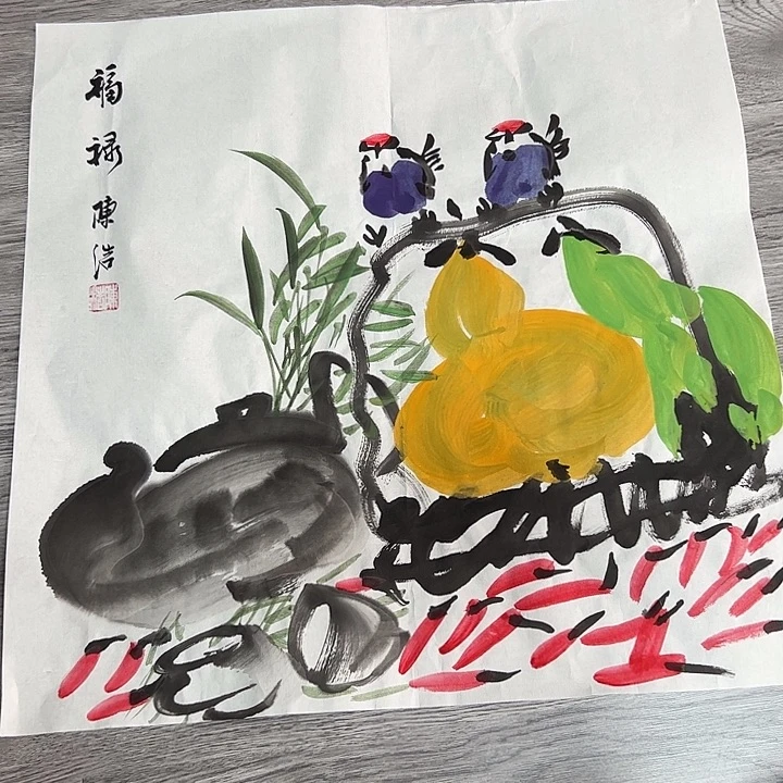 国画手绘国画作品欣赏888