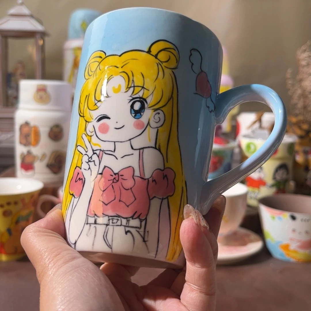 景德镇陶瓷手绘文创水杯