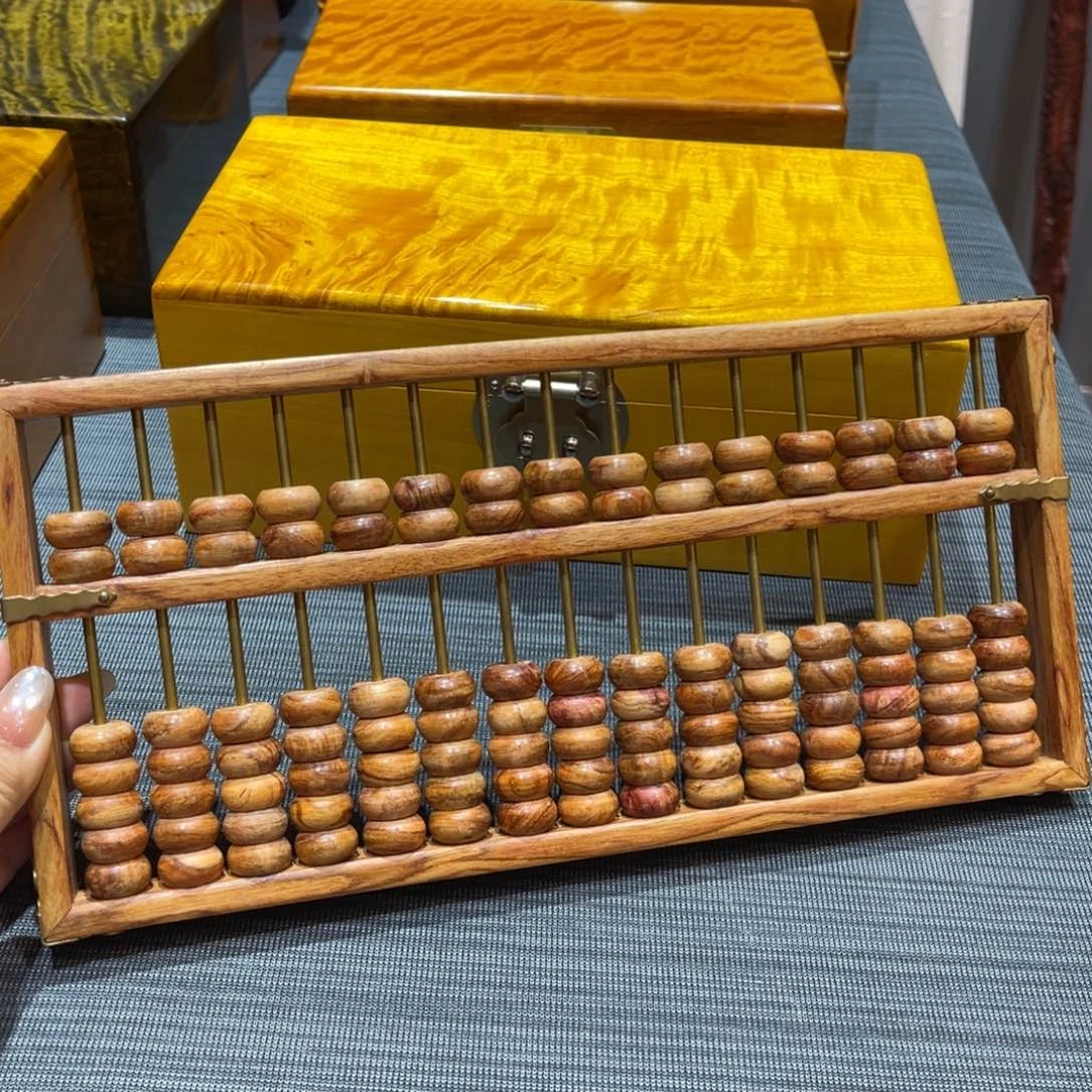 成套家具紫檀木类，海黄新料算盘