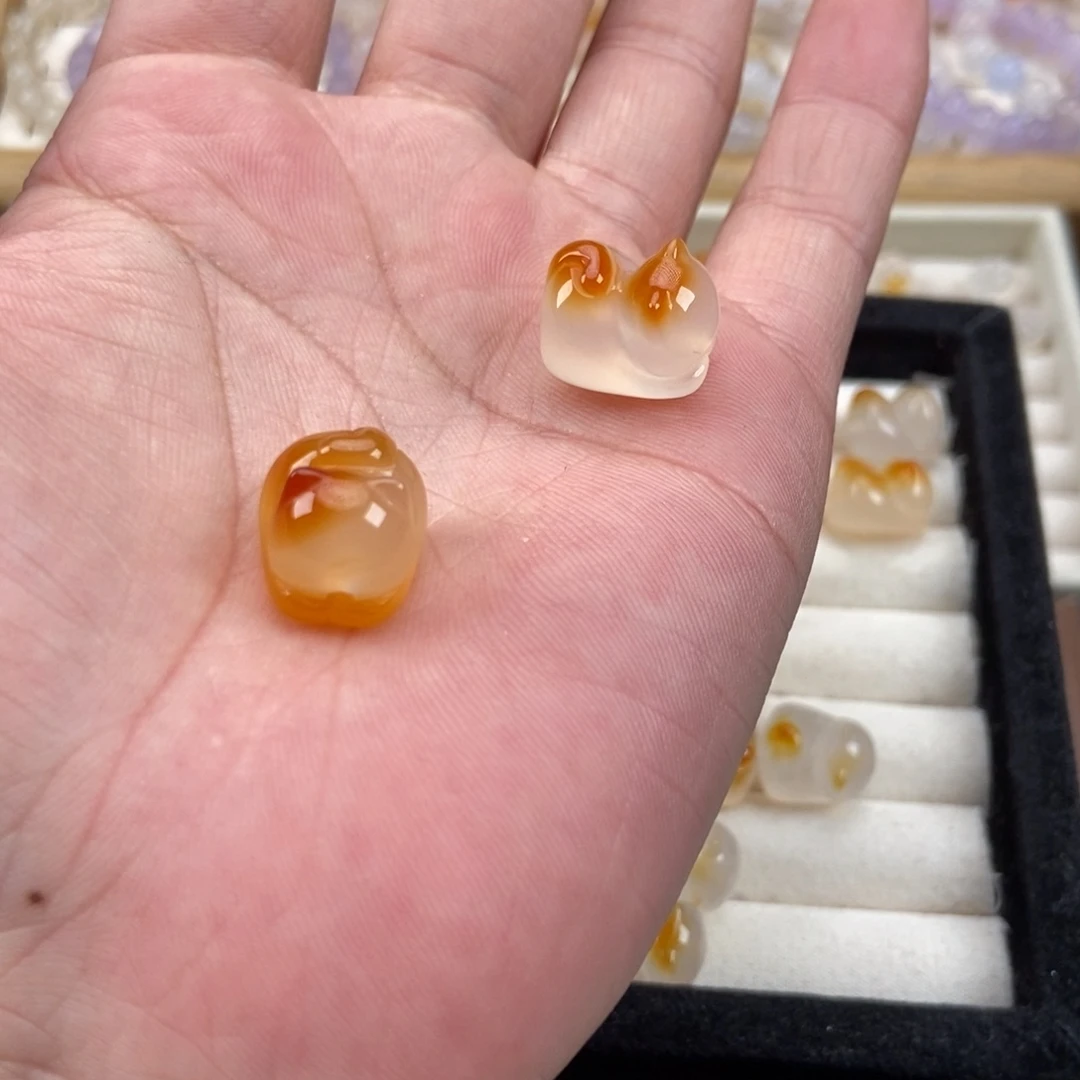 叮***咚玛瑙/玉髓未镶嵌手链叮咚