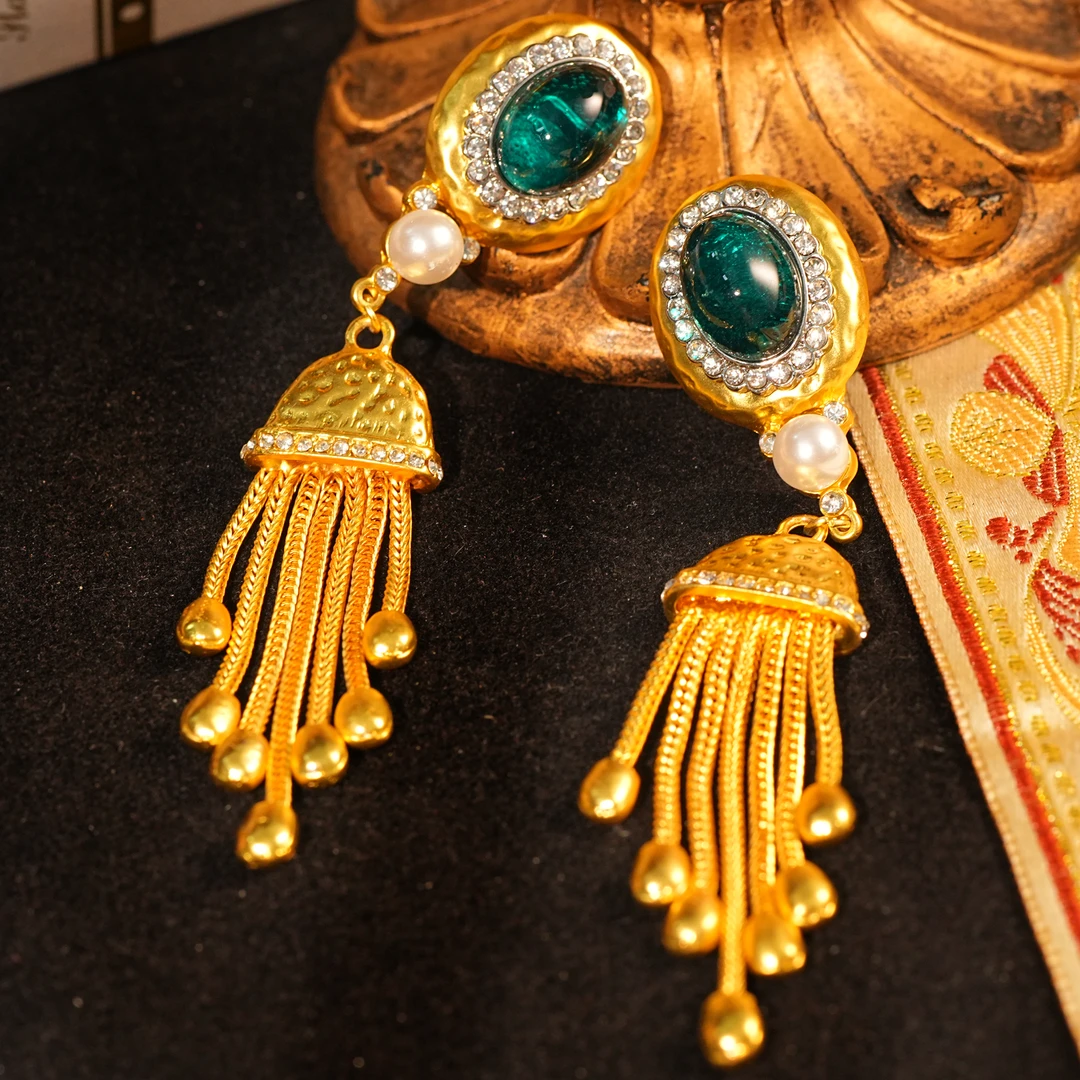 铜合金耳饰 【1682】耳夹简约气质复古精致小众优雅