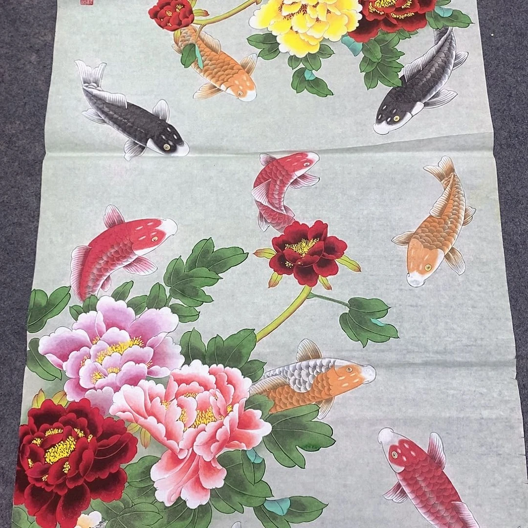 国画国画手绘作品