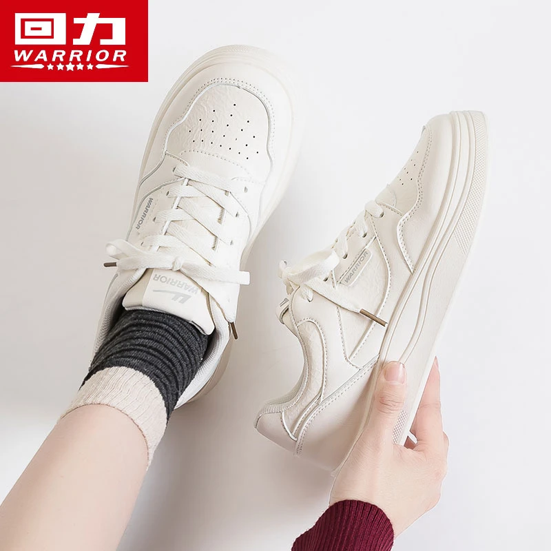 回力女鞋小白鞋2025新款冬季透气板鞋小众百搭复古平底休闲运动鞋