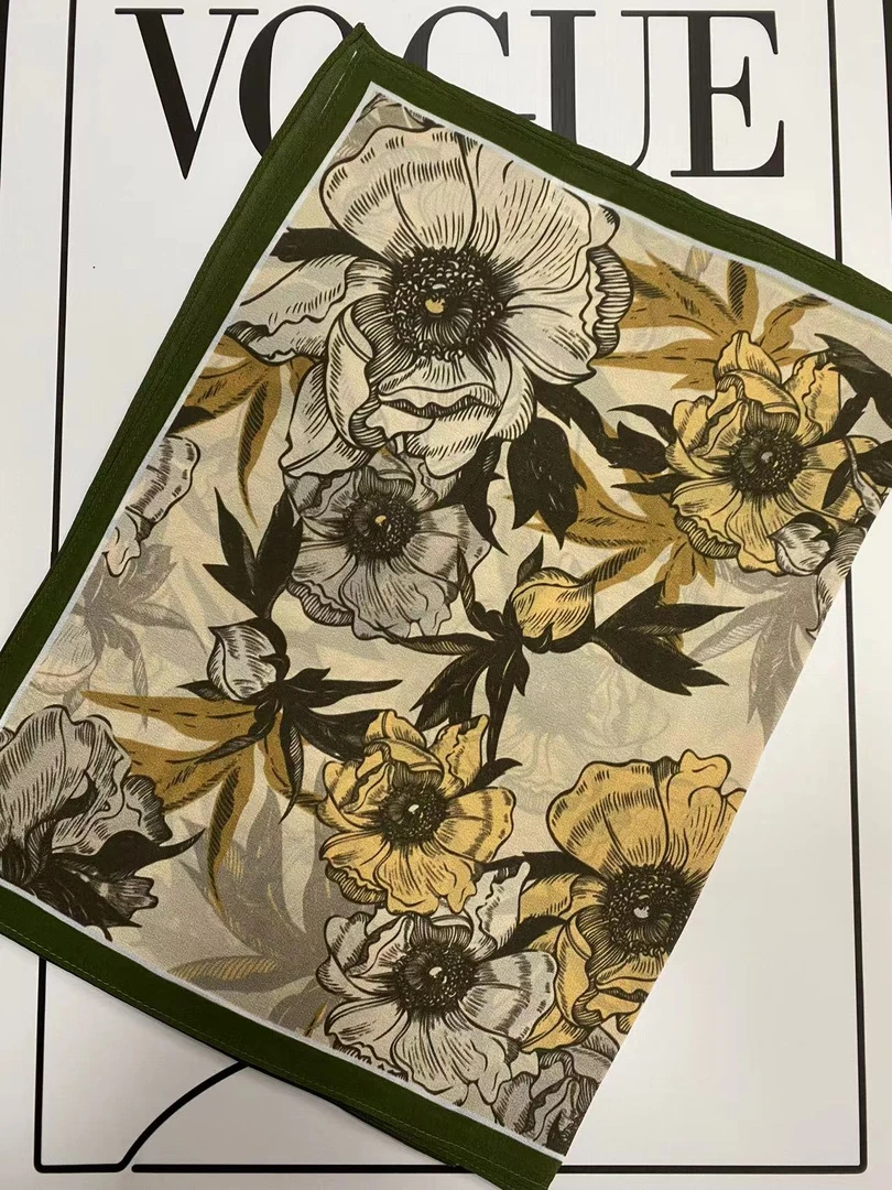 真丝双绉-静谧无声  长巾丝巾