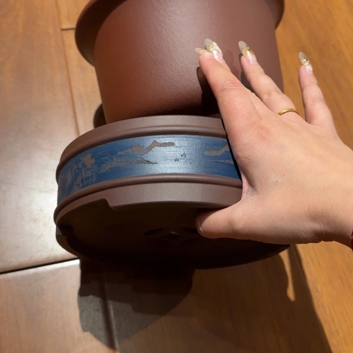 紫砂花盆多**步半手工制作