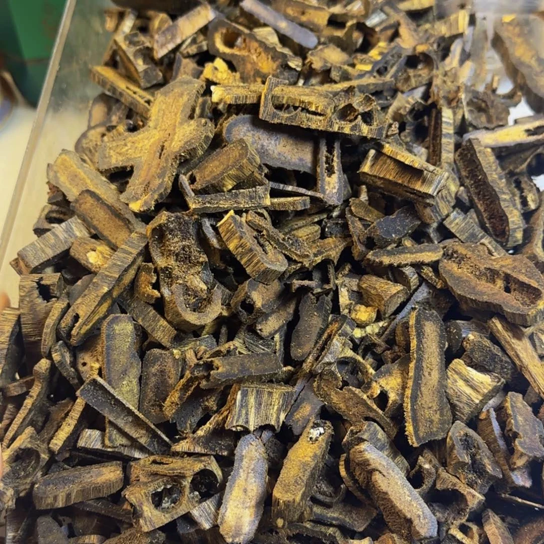 沉香碎屑沉香张勺子车珠料200克