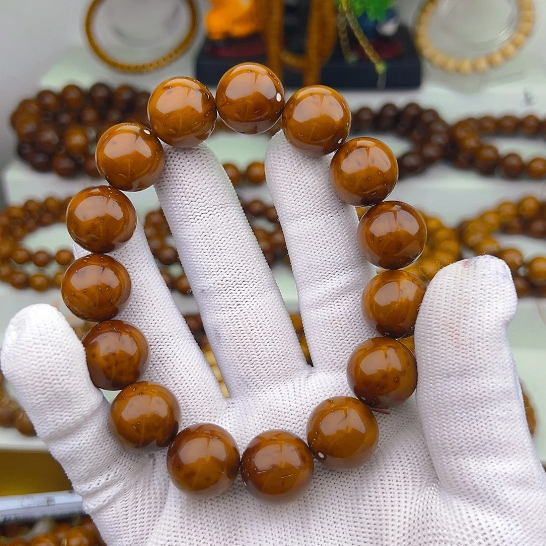 夜***雨紫金鼠吊坠15.7尺寸半实心光珠福利款