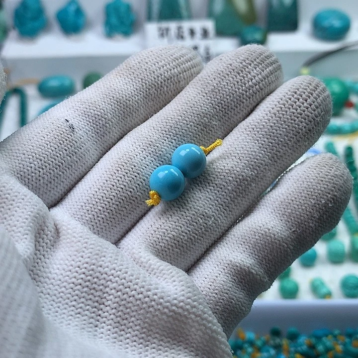 圆珠蓝色8尺寸福利