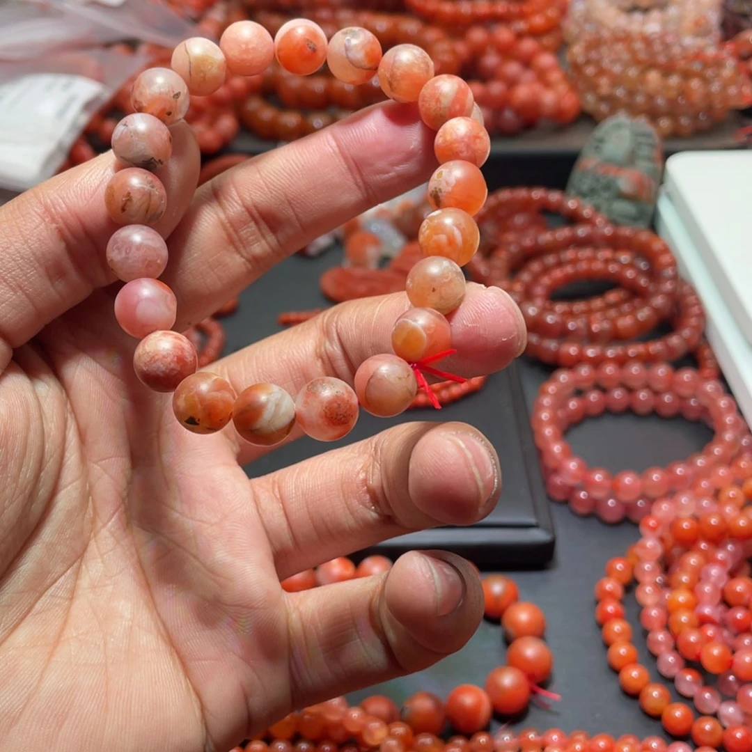 南红玛瑙手链未镶嵌