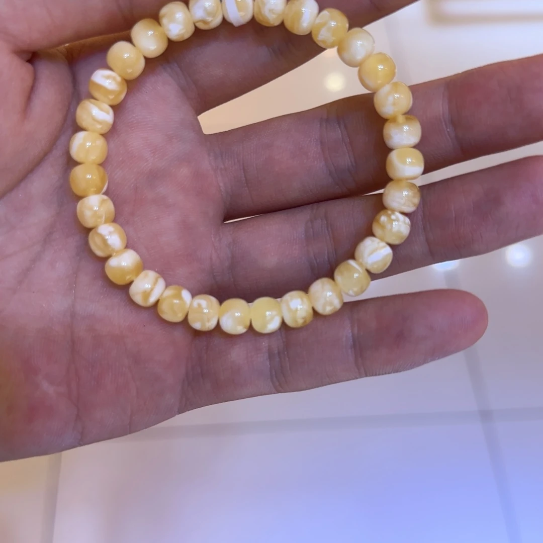 未镶嵌琥珀手链蜜蜡