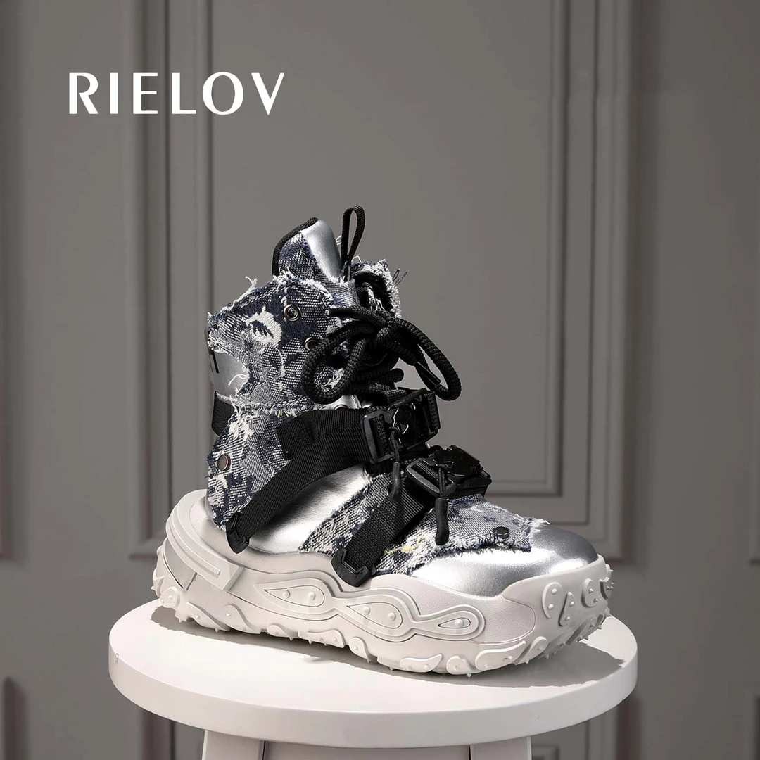 臻选●RIELOV时尚厚底增高5cm潮流百搭女士休闲鞋 8799