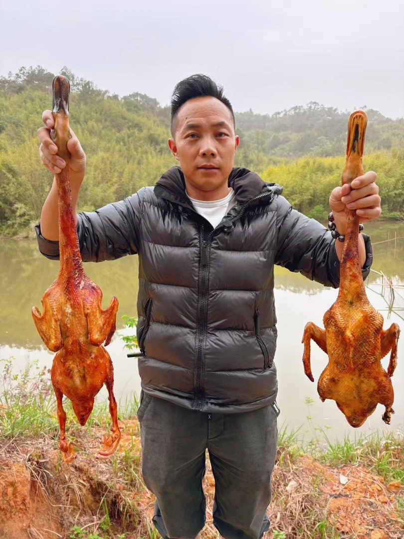 广宁水库散养清头鸭禾杆鸭