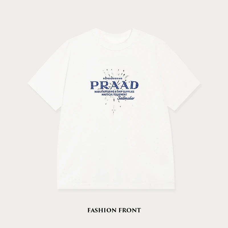 【18002】原创设计潮牌轻奢全棉刺绣重磅时尚短袖男款T恤