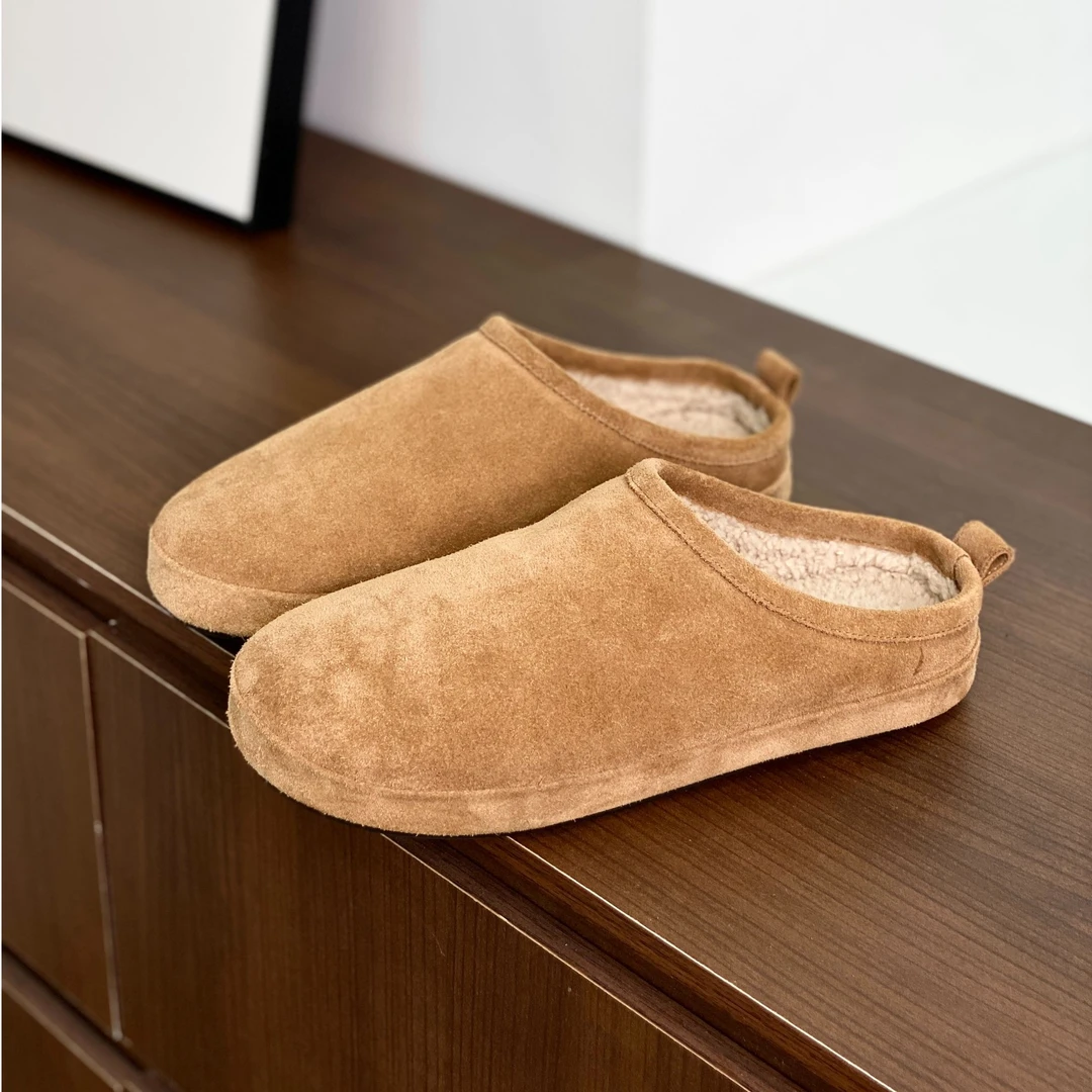 冬季增高雪地靴半拖博肯一脚蹬棉靴保暖防滑舒适美拉德色DN637-1