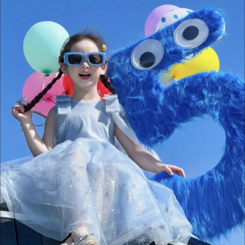 艾莎公主裙女童夏季儿童生日礼服冰雪奇缘夏款雪花女孩纱裙连衣裙