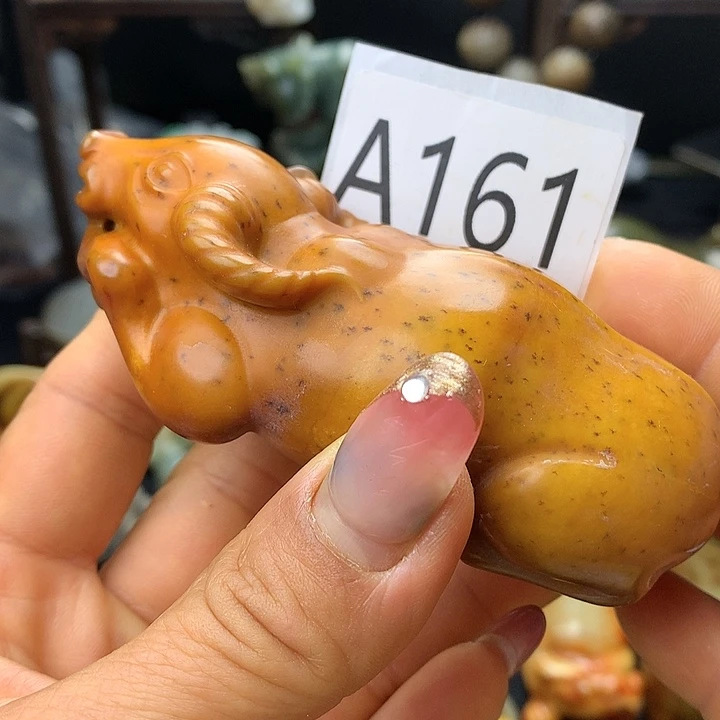 和田玉（糖玉）未镶嵌车挂