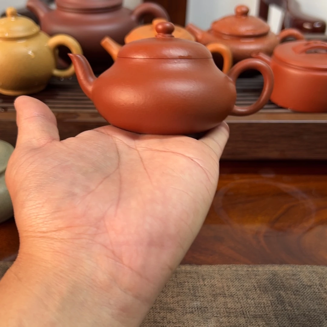 茶壶紫砂半手工朱泥