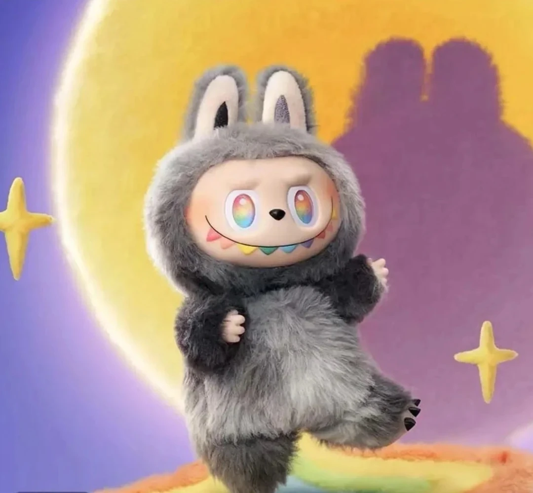 潮玩拉布111拉布！前方高能祖国版一代二代三代搪胶毛绒公仔