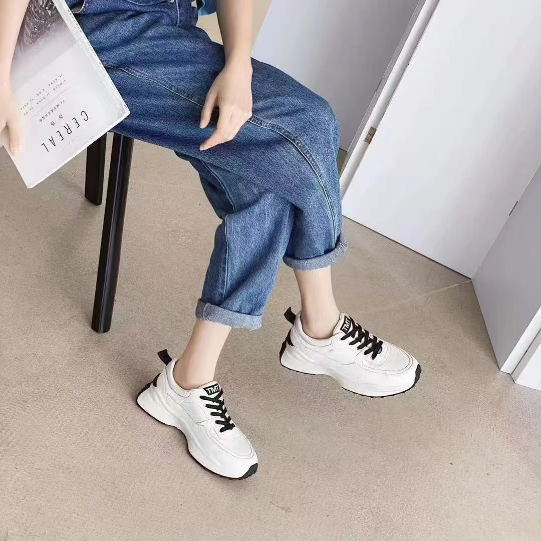 春秋新款817701内外头层牛皮融解防滑时尚小蛮腰休闲鞋透气真皮