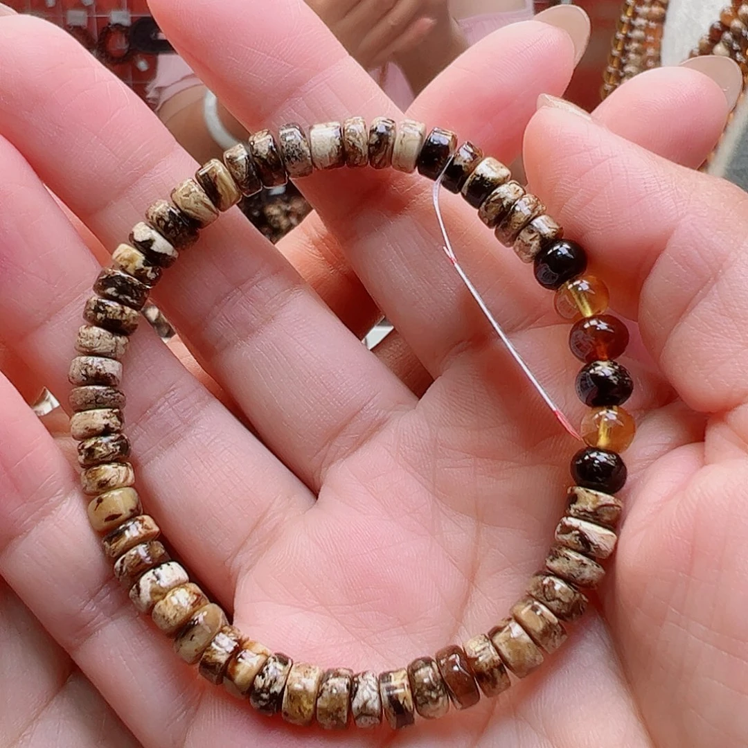 未镶嵌琥珀裸石抚顺琥珀6直切