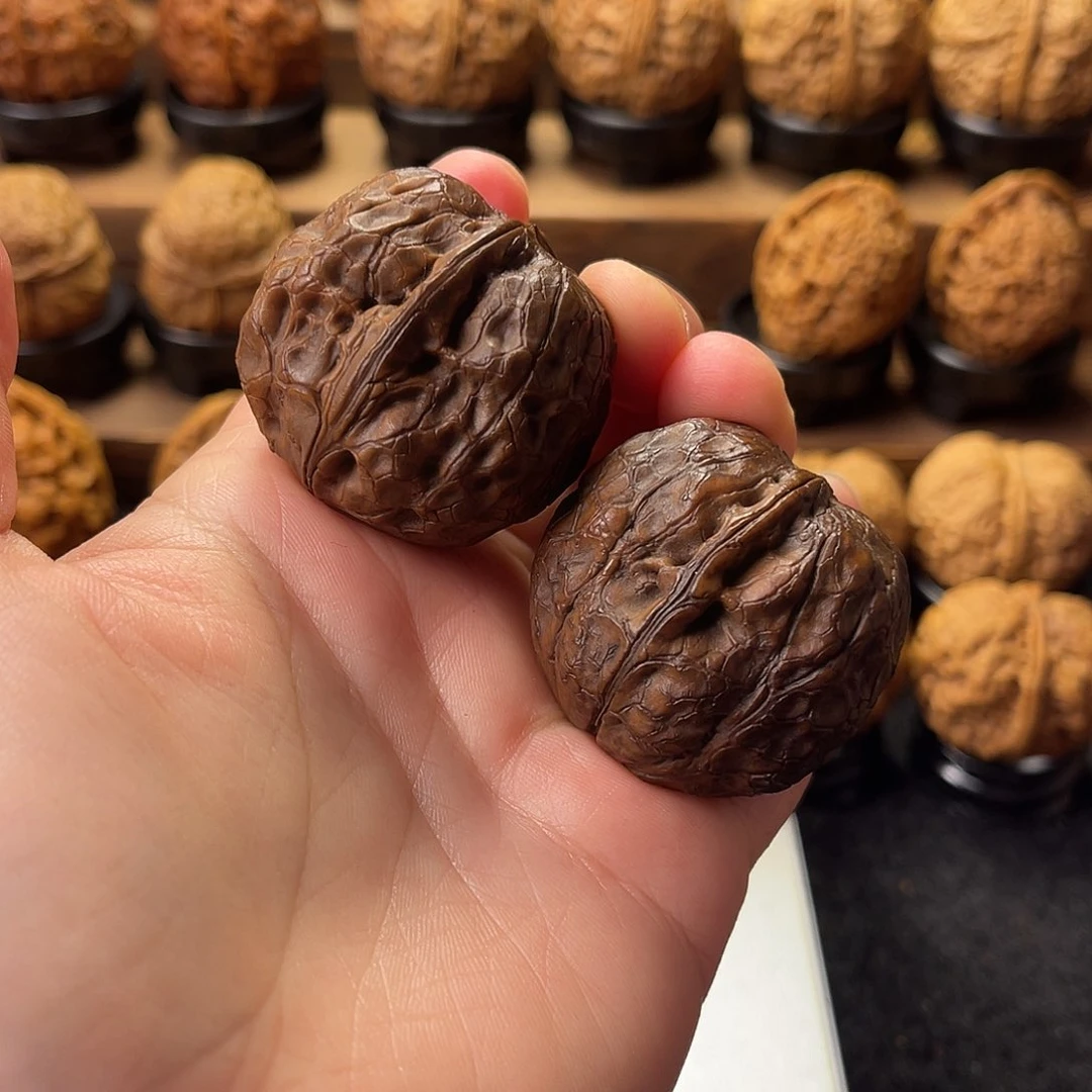 文玩核桃把件@*淡地闷木鱼