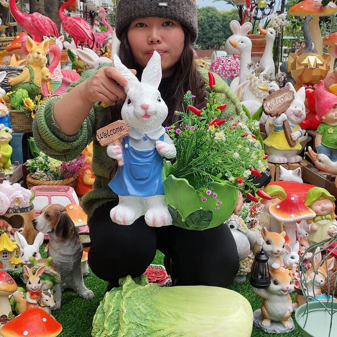【闪购商品】无铅玻璃花园摆件&000&