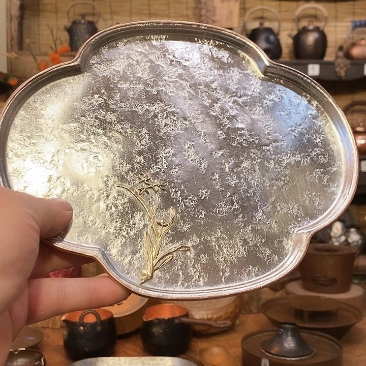 敖**兰今语择物锡盘茶盘