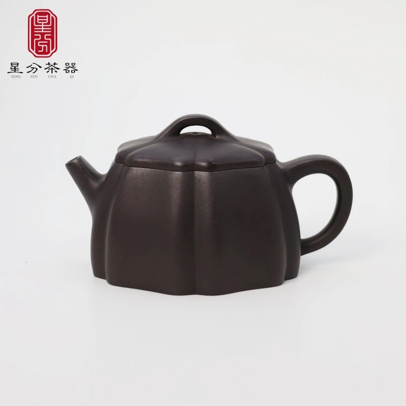 秦权 石黄手工紫砂壶 家用茶具